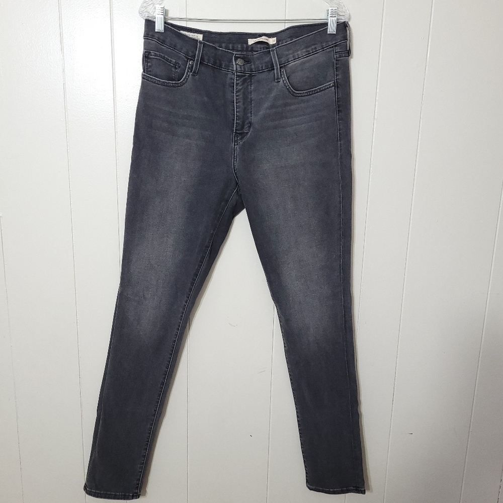 Levi’s 311 Shaping Skinny Jeans Gray Women’s Size 32 Stretch Denim